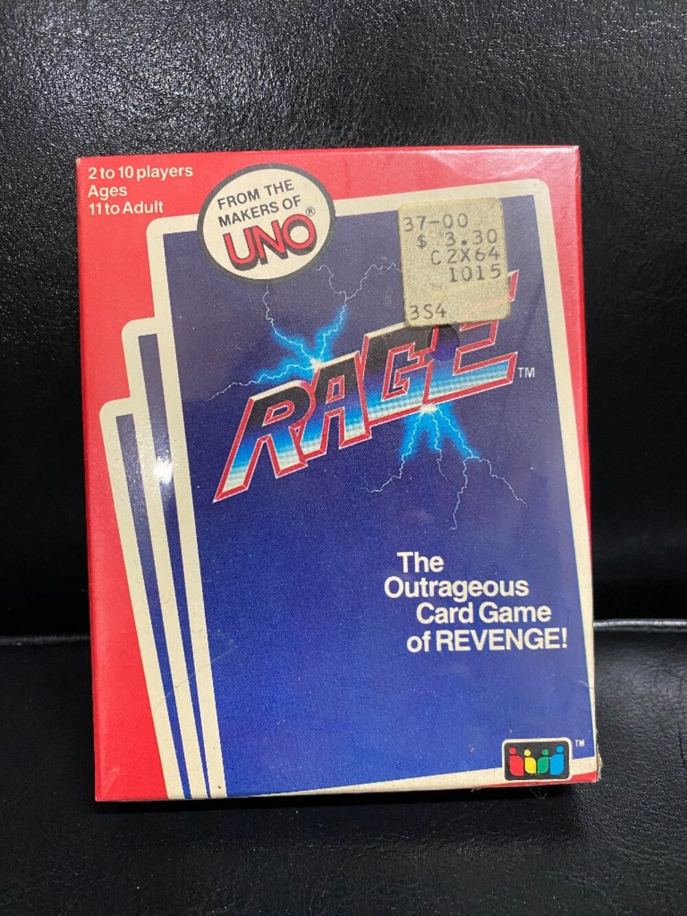 Vintage 1983 Uno Rage  Card Game Unopened with Original wrapping